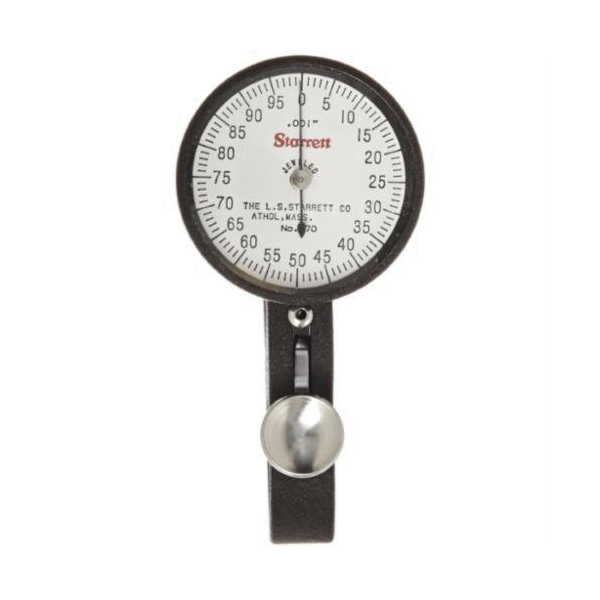 Starrett&reg; 170Z 170 Series Dial Sheet Gage, 0.15 in, 0 to 100 Dial Reading, 0.001 in