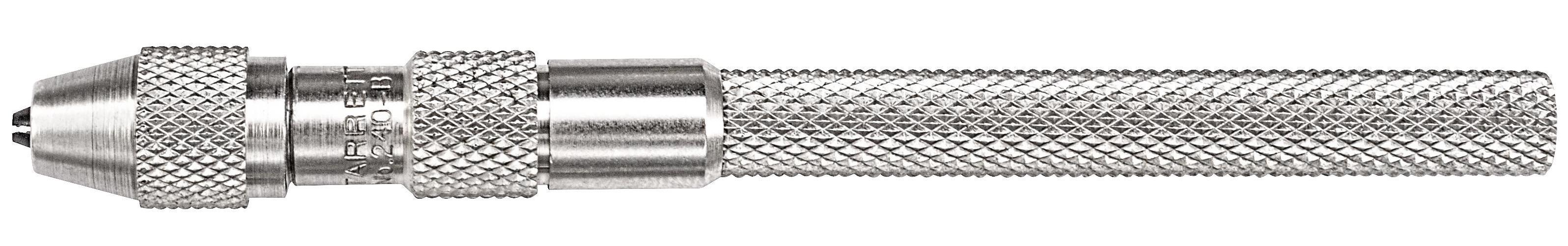 product Starrett® 166B Regular Pin Vise With Insulated Octagonal Handle, 0.03 to 0.062 in Capacity, 25/64 in Dia x 3-5/8 in L, Octagon Handle