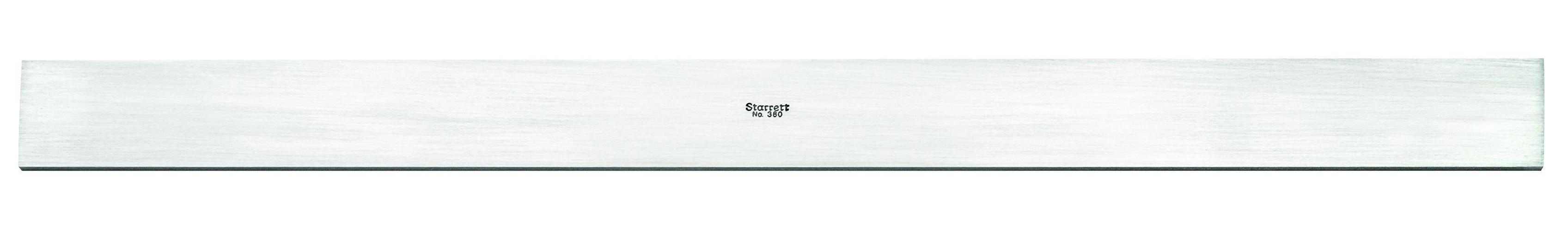 Starrett&reg; 380-18 Straight Edge, Steel, Regular Steel