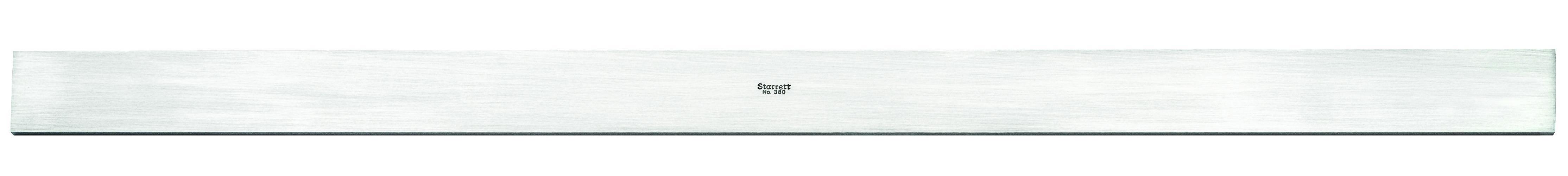 Starrett&reg; 380-24 Straight Edge, Steel, Regular Steel