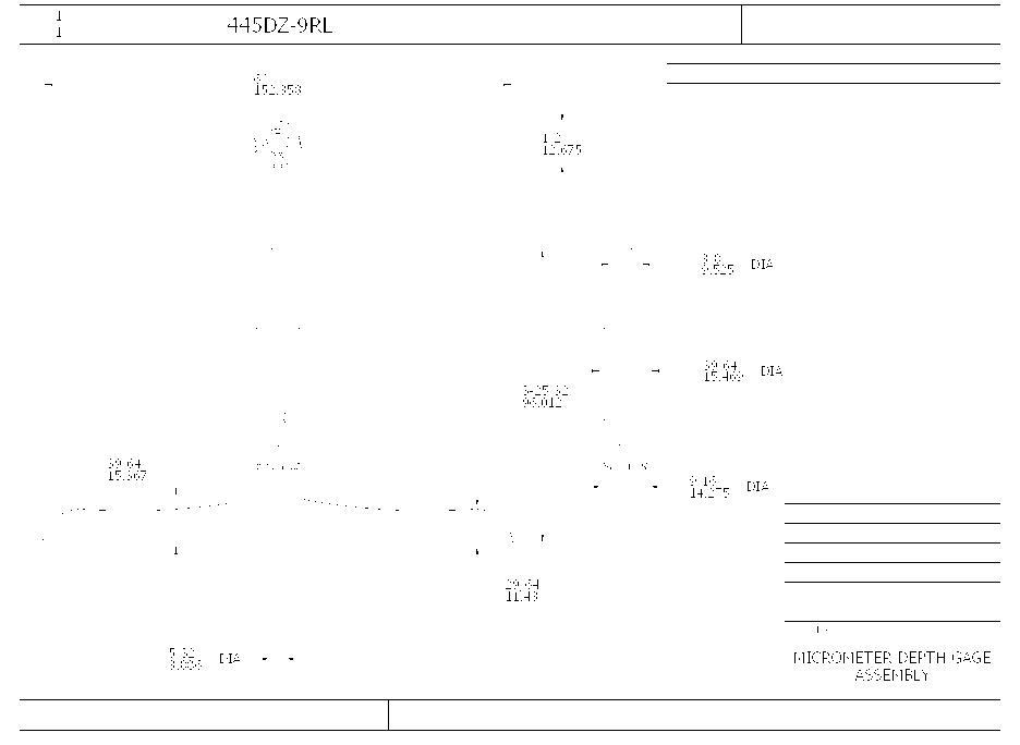 Starrett&reg; 445DZ-9RL STAR-52252