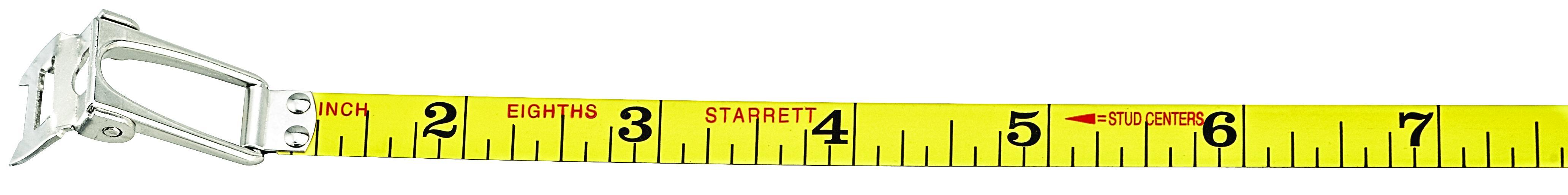 Starrett&reg; Exact&reg; 530-100 Global Series&reg; Long Measuring Tape, 100 ft L x 3/8 in W Blade, Steel Blade, Imperial Measuring System, 1/8 in Graduation