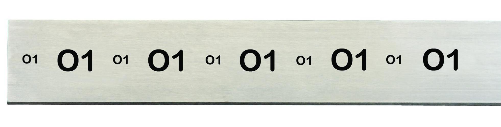 Precision Brand® 30195 O-1 Oil Hardening Ground Flat Stock, Tool Steel, 18 in L x 6 in W x 1/4 in THK