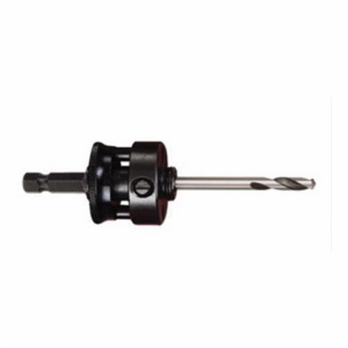 product Starrett® A2-E Extended Length General Purpose Quick-Hitch Hole Saw Arbor, For Use With 1-1/4 to 8-9/32 in Dia Hole Saws, HSS