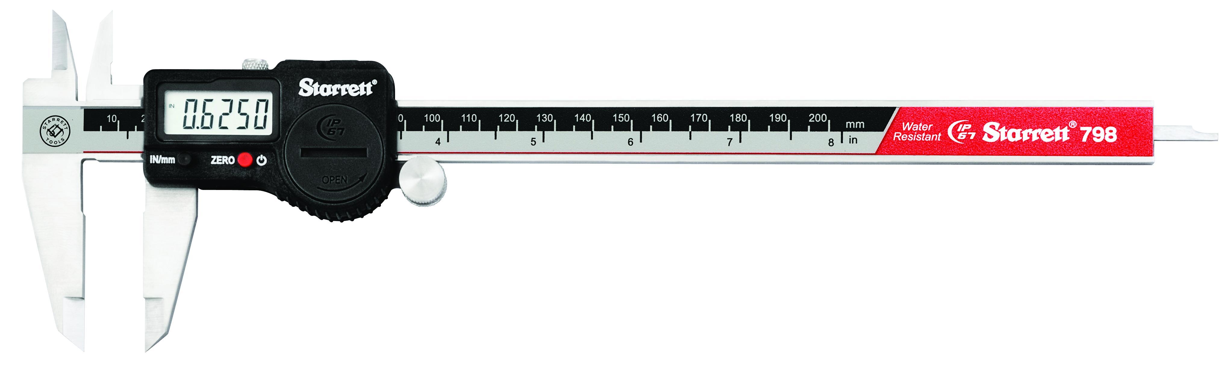 Mitutoyo 500-175-30 500 Absolute® AOS Standard Digimatic Caliper, 0 to 6 in, Graduations 0.0005 in, 1.57 in D Jaw, Stainless Steel