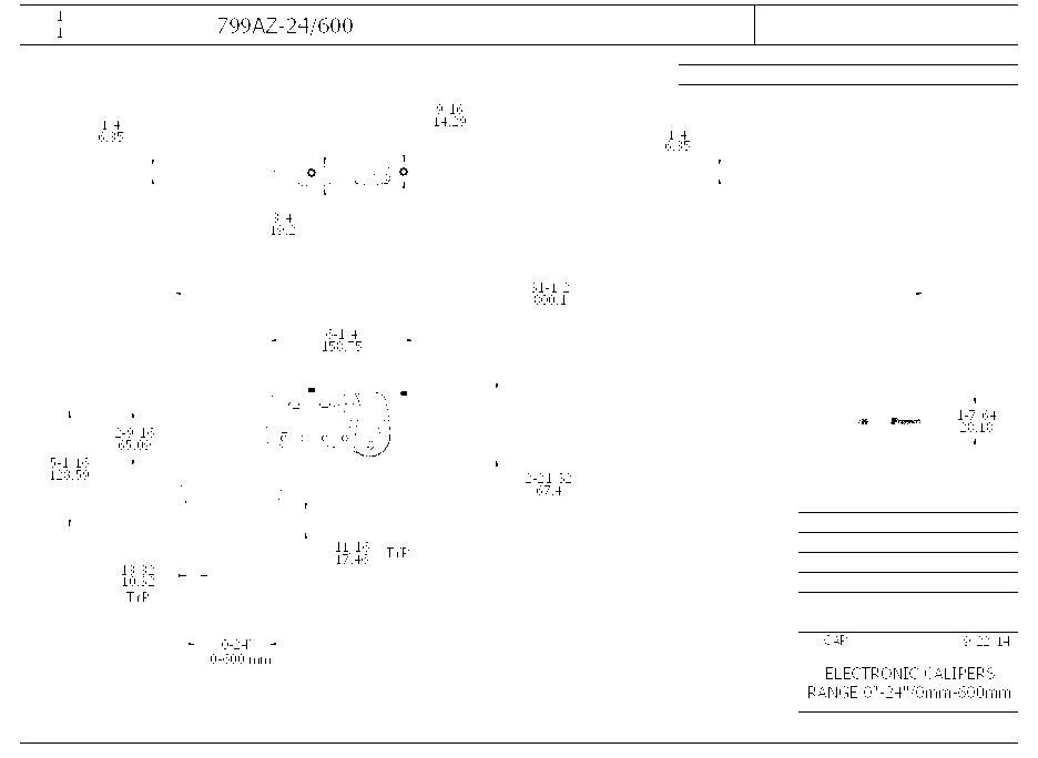 Starrett&reg; 799AZ-24/600 STAR-11978