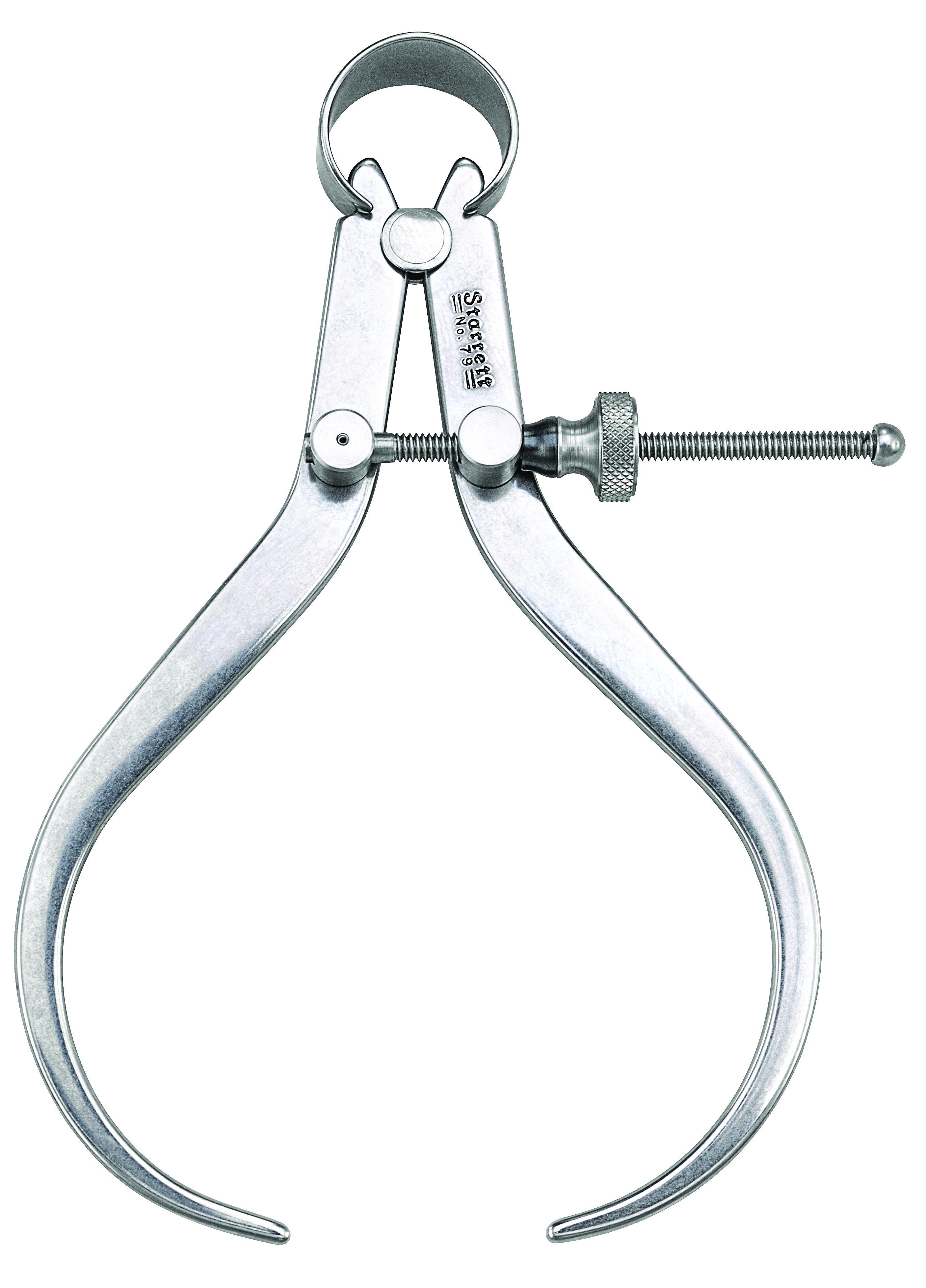 Starrett&reg; 79A-4 79 Series Yankee Spring Outside Caliper, 4 in, High Grade Steel