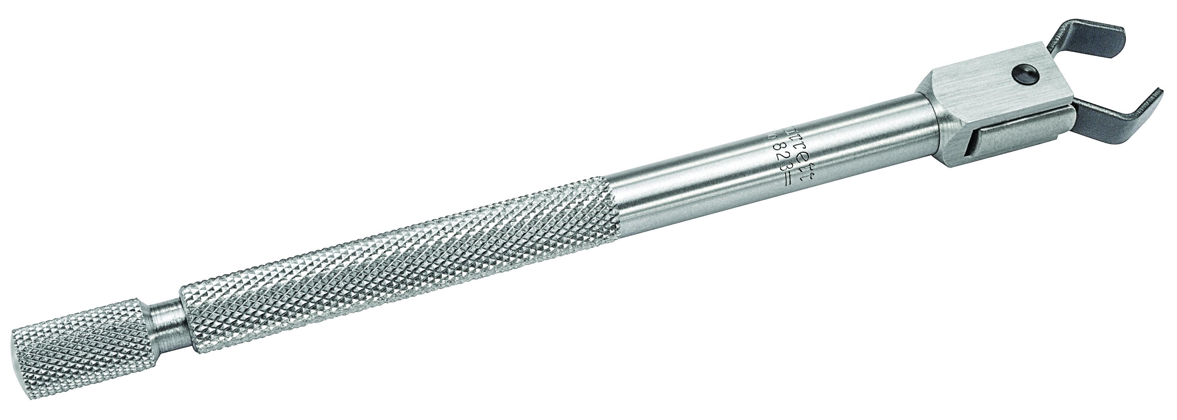 Starrett&reg; 823H Light Weight Handle, For Use With 823 Series Inside Micrometer, Steel
