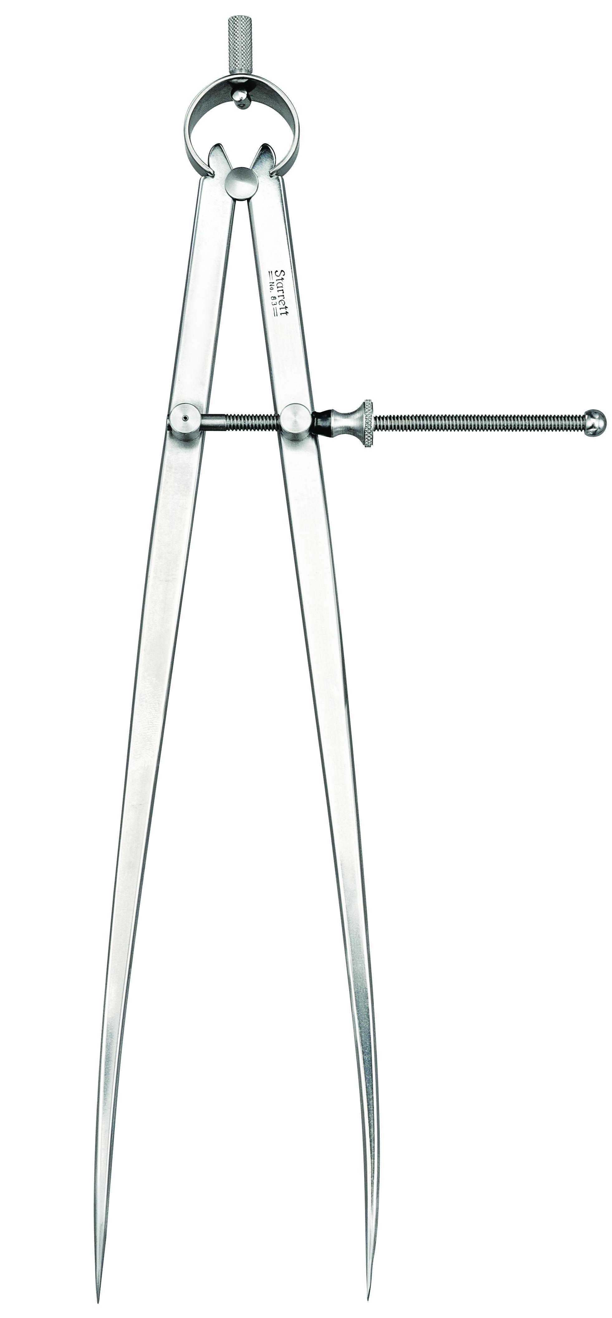 Starrett&reg; 83A-12 83 Series Yankee Spring Divider, 12 in, High Grade Steel, Polished