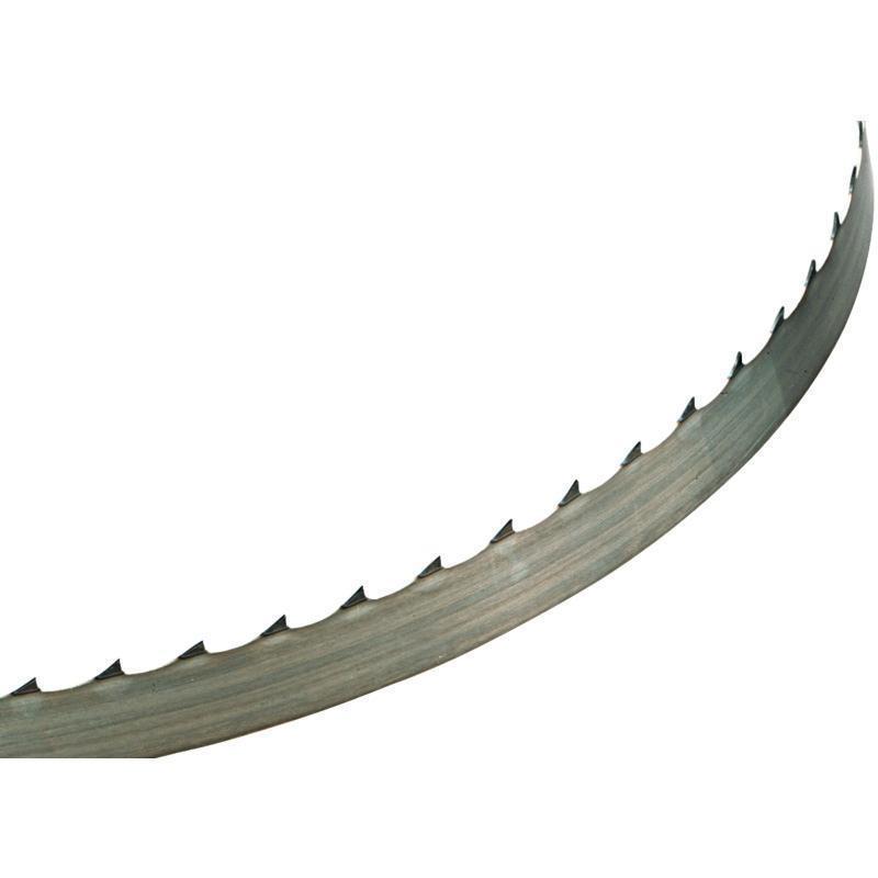 product Starrett® 91240-250 Band Saw Blade Coil Stock, 3/8 in W x 0.025 in THK, 4 TPI, High Carbon Steel Blade, 250 ft L Coil