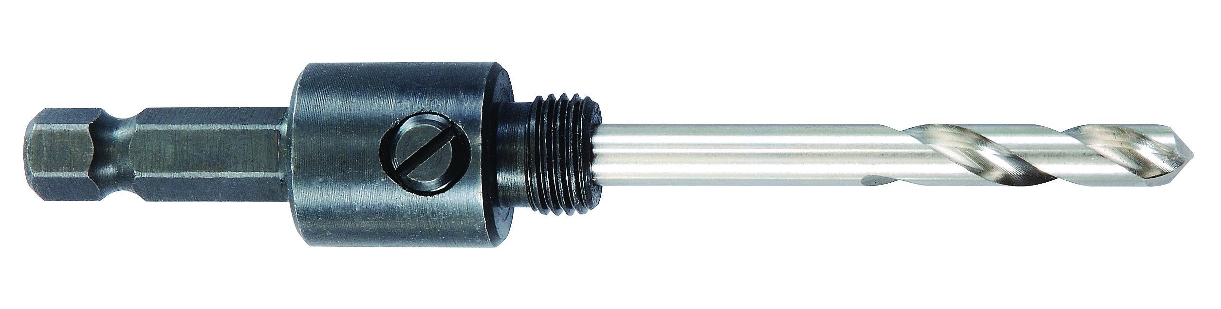 Starrett® A2 Quick-Hitch Hole Saw Arbor, For Use With 1-1/4 in to 8-9/32 in Hole Saws and 1/2 in Chuck, HSS