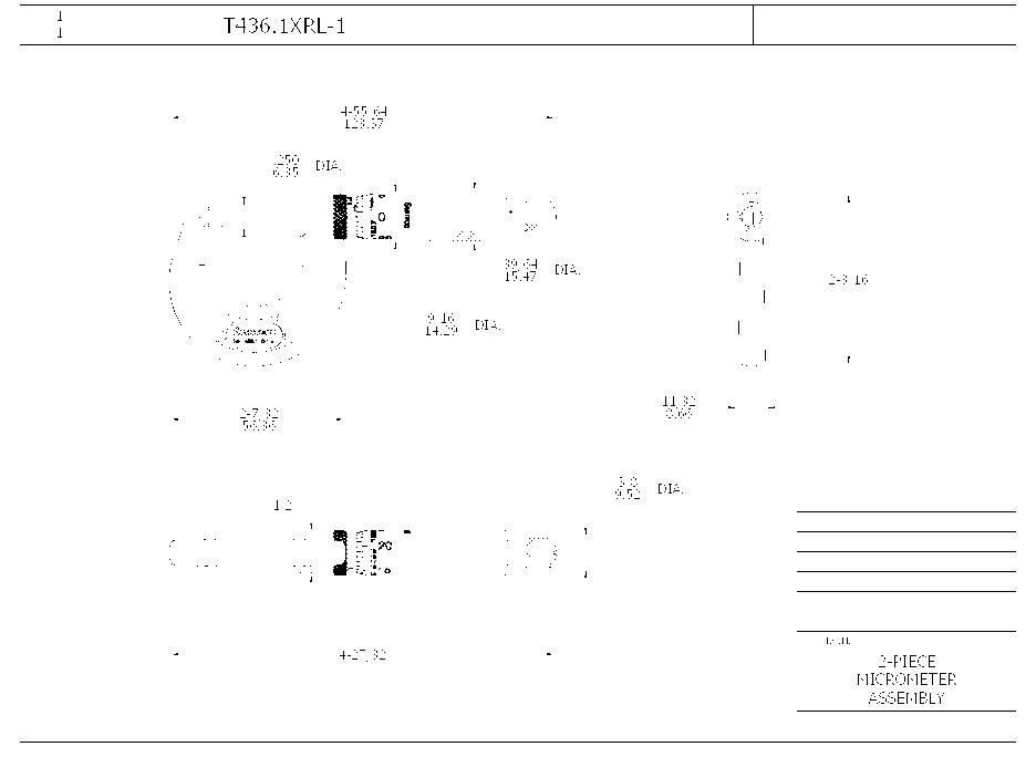 Starrett&reg; T436.1XRL-1 STC T436.1XRL-1