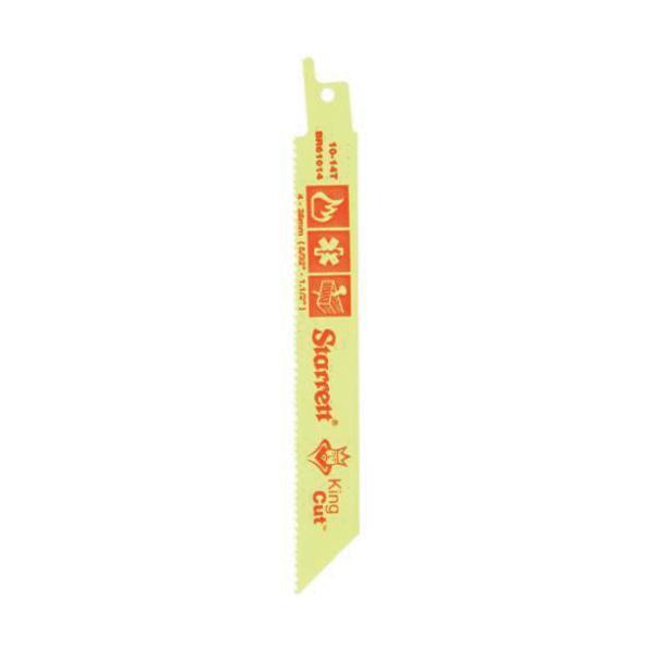 Starrett&reg; BR61014-5 Reciprocating Saw Blade, 6 in L x 3/4 in W, 10 to 14, Bi-Metal Body
