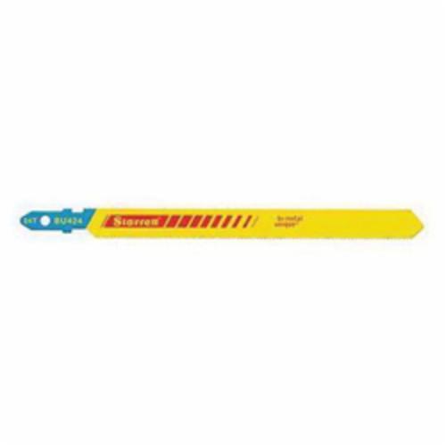 product Starrett® 68735 Wood Cutting Jig Saw Blade, 3/8 in WD X 4 in LG X 0.05 in THK, Bi-Metal Body, 6 TPI, Skip Teeth