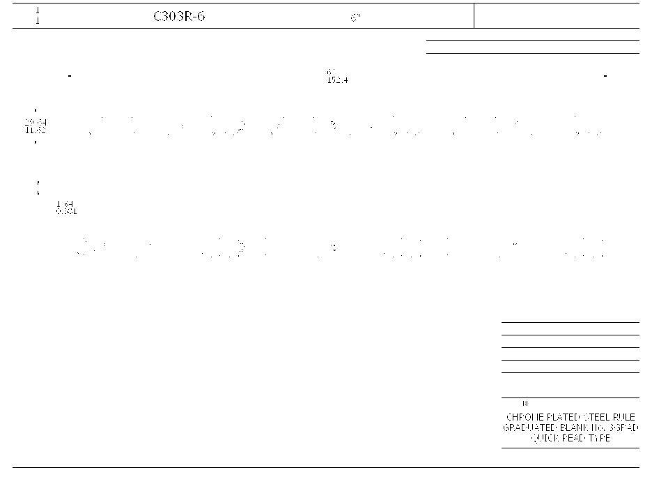 Starrett&reg; C303R-6 STC C303R-6