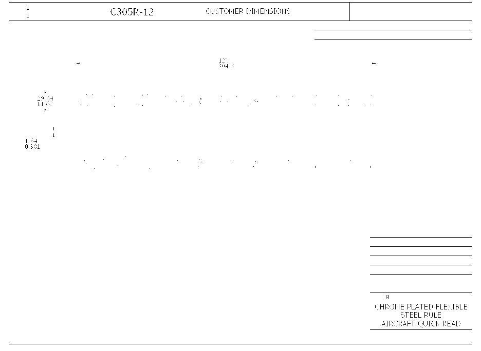 Starrett&reg; C305R-12 STC C305R-12