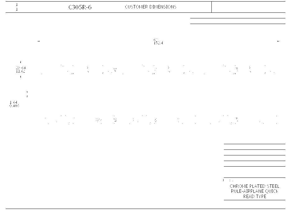 Starrett® C305R-6 STC C305R-6
