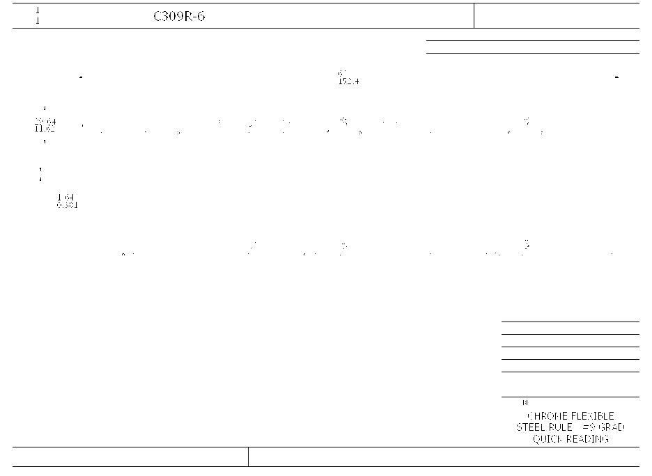 Starrett&reg; C309R-6 STC C309R-6