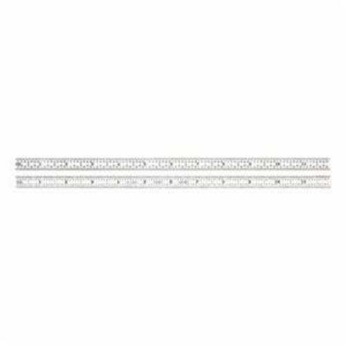 product Starrett® C330-300 Precision Rule, Metric Measuring System, Graduations #30 - 1/2 mm One Side; mm and 1/2 mm on Reverse Side, Full-Flexible Steel, Satin Chrome