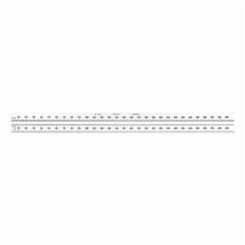 product Empire® 4006 1-Stage Heavy Duty Straight Edge, Graduations 8th and 16th, Aluminum