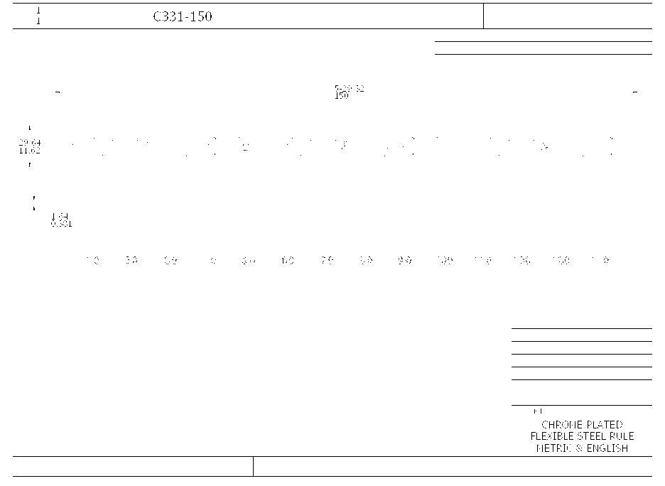 Starrett&reg; C331-150 STC C331-150