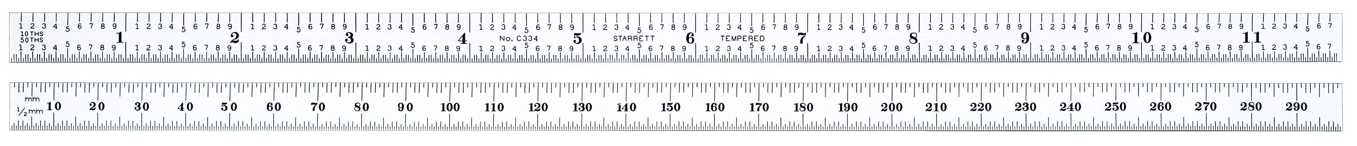 Bahco® BAHSR150E SR Series Construction Grade Ruler, Stainless Steel