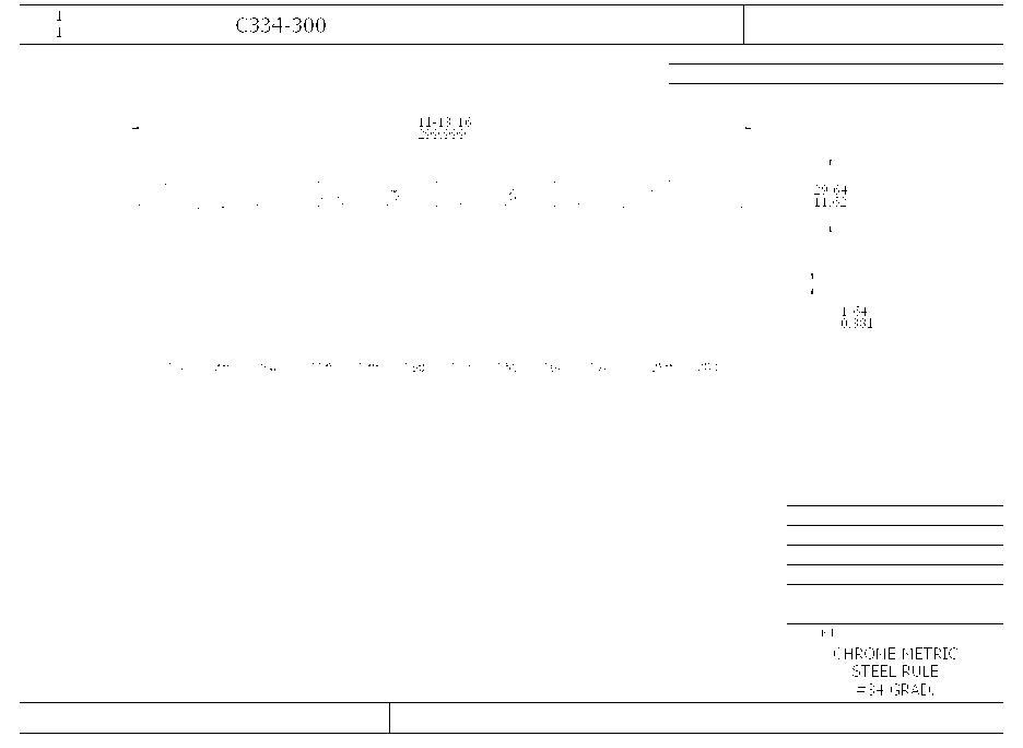 Starrett® C334-300 STC C334-300