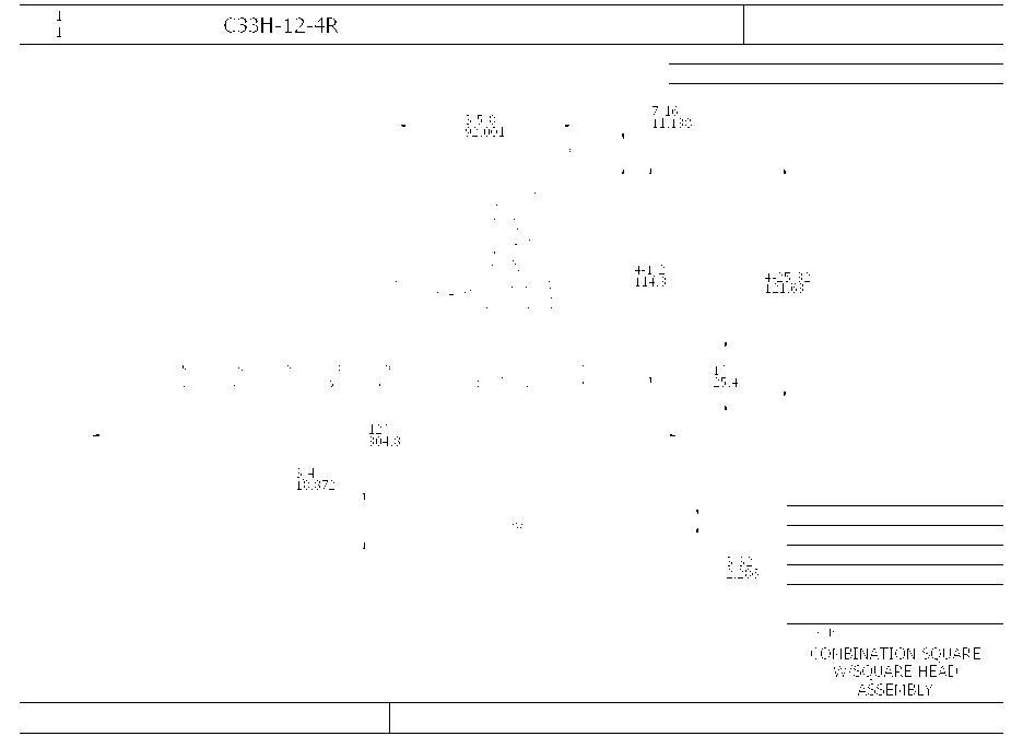 slide Starrett® C33H-12-4R