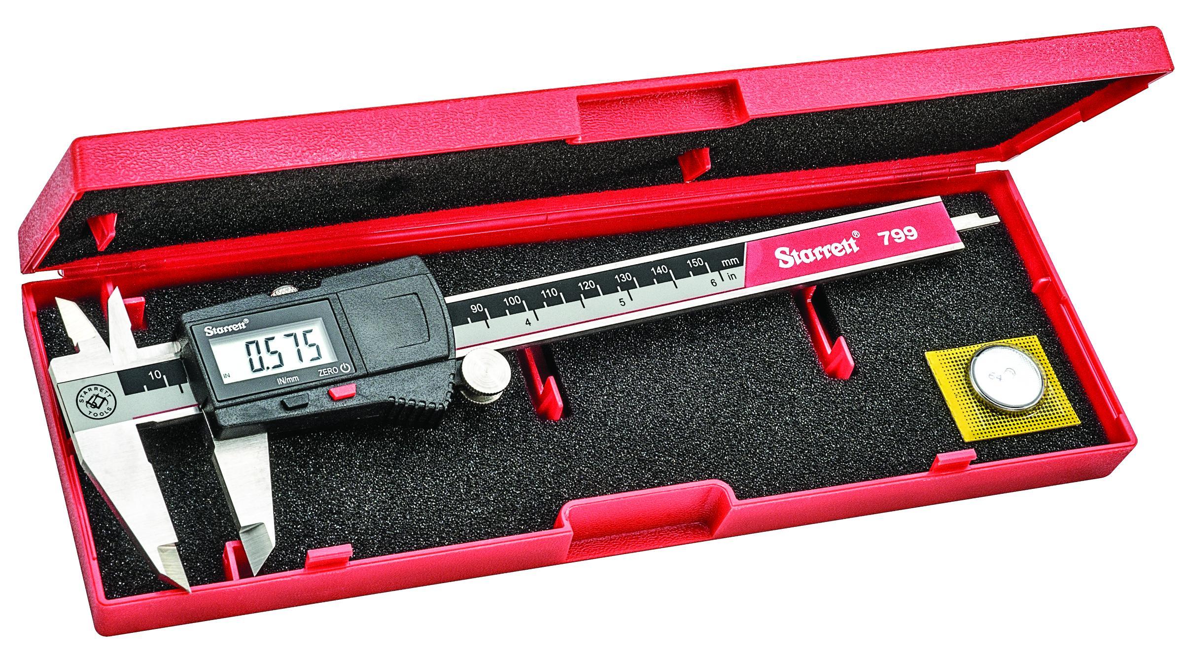 Mitutoyo ABSOLUTE® 500-752-20 Coolant Proof Digimatic Caliper With Thumb Roller, Without SPC Data Output, 0 to 6 in, Graduations 0.0005 in, 40 mm D Jaw
