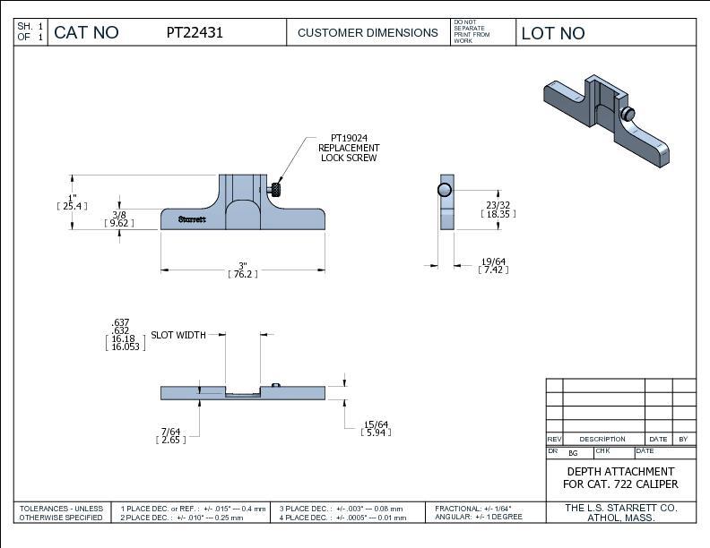 Starrett® PT22431
