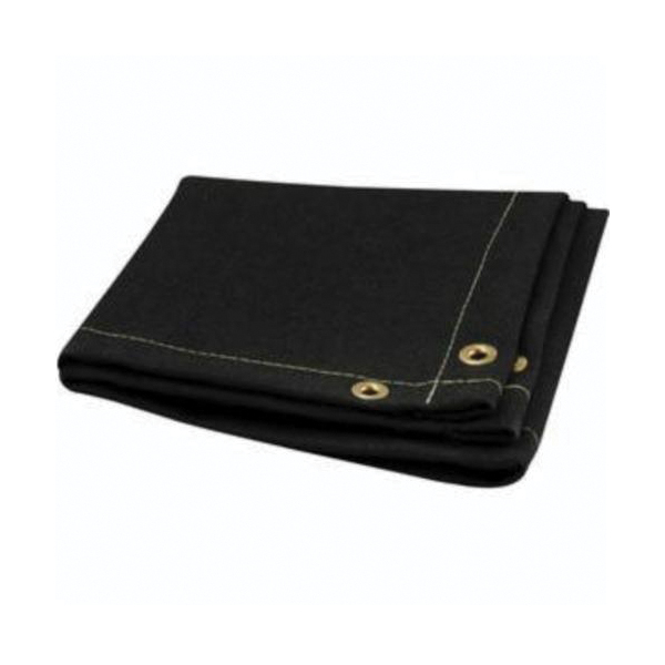 Steiner&reg; ArcView&trade; 348-C Flame Retardant Heavy Duty Welding Curtain, Custom, 40 mil THK, Tinted Transparent Vinyl, Orange