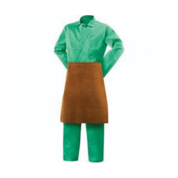 MCR Safety 800S4P Concord Durable Edge Apron, 0.35 mm Neoprene/Nylon, 45 in L x 35 in W, Resists: Abrasion, Puncture and Tear