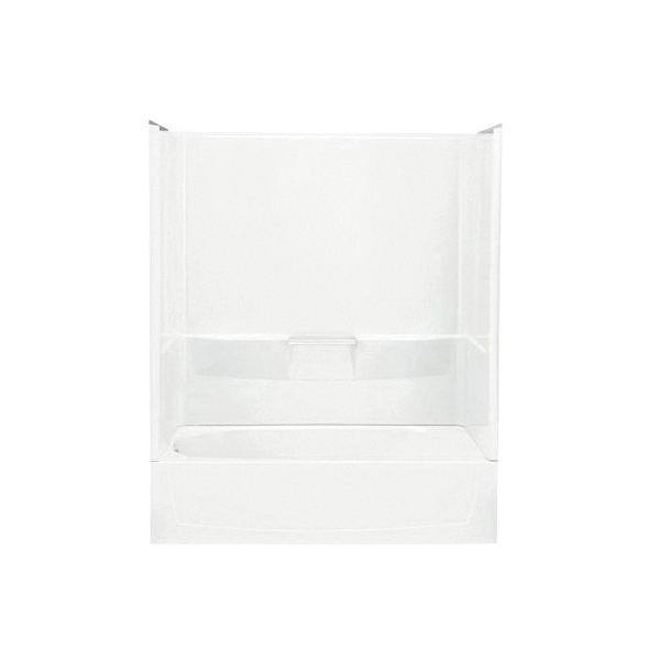 Sterling® 71040110-0 Bath/Shower, Performa™, 60-1/4 in L x 30 in W x 76-3/4 in H, Solid Vikrell®, White
