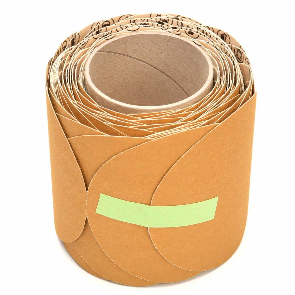 Stikit&trade; 7100305881 375L Roll, 5 in W, P400 Grit, Aluminum Oxide Abrasive, Film Backing