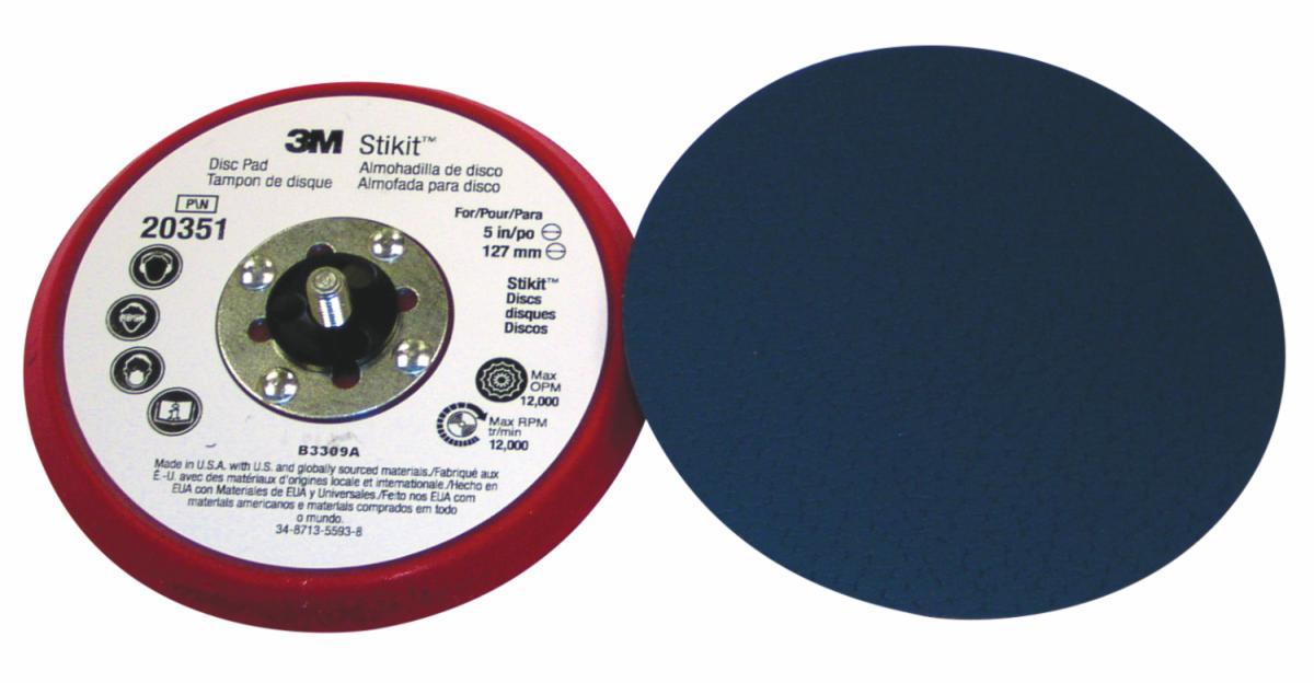 Stikit&trade; 7000028231 236U Disc, 5 in Dia Disc, P400 Grit, Aluminum Oxide Abrasive, Paper Backing
