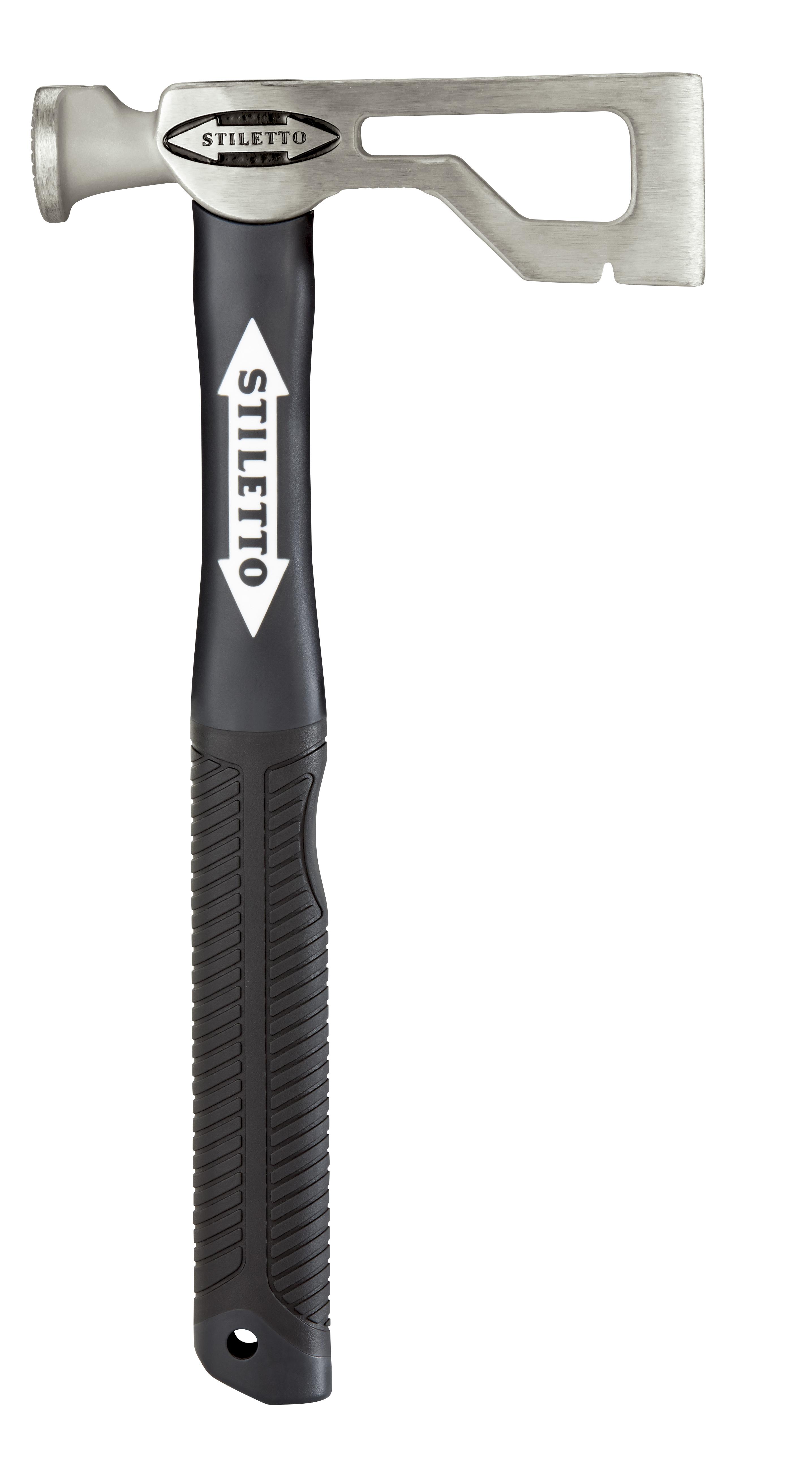 Stiletto 9 oz. Drywall Axe Fiberglass Hammer with 13 in. Handle