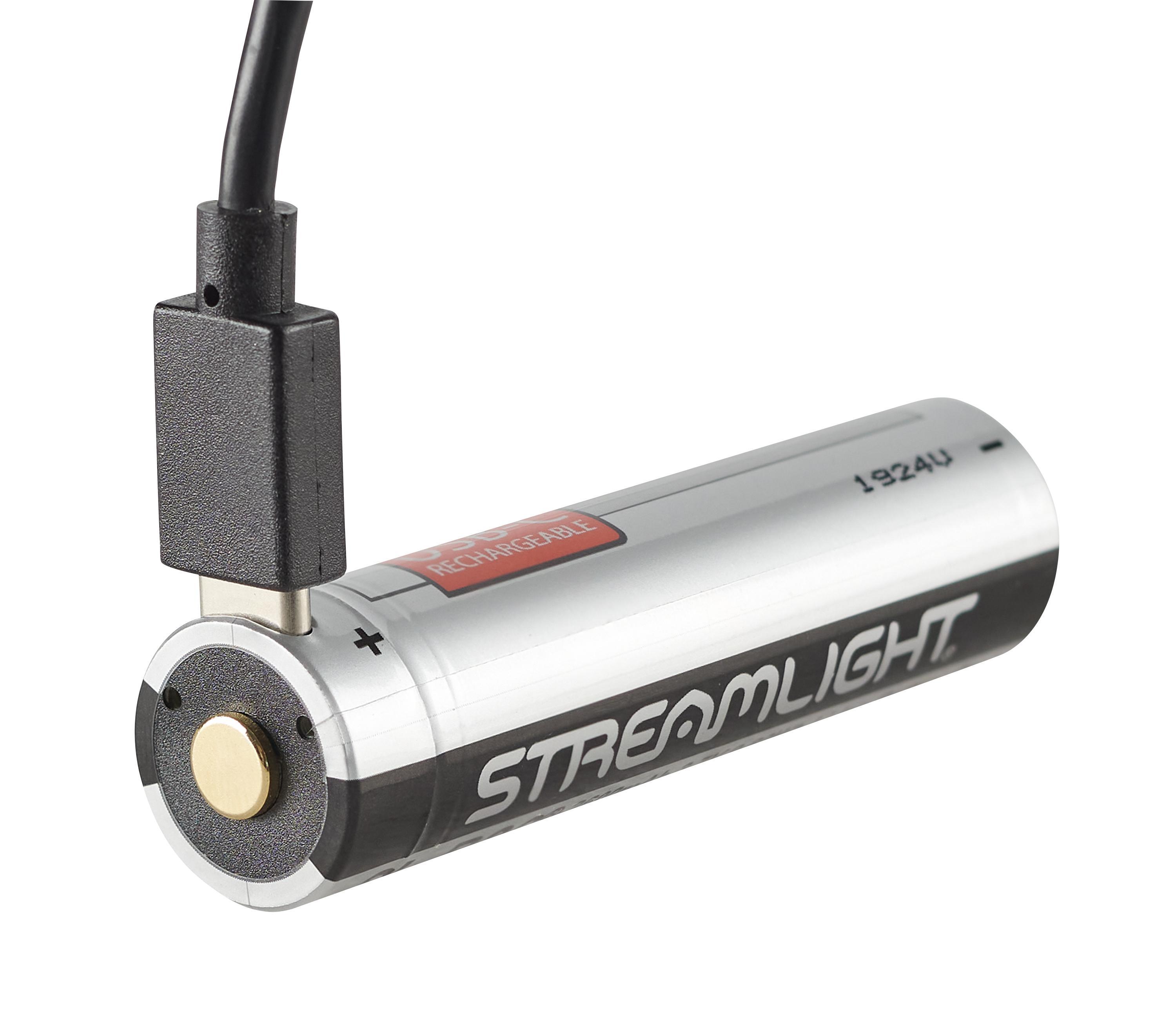 Streamlight&reg; 22102 USB Battery, 3.7 V Nominal, Li-Ion Battery, For Use With Streamlight&reg; Flashlights