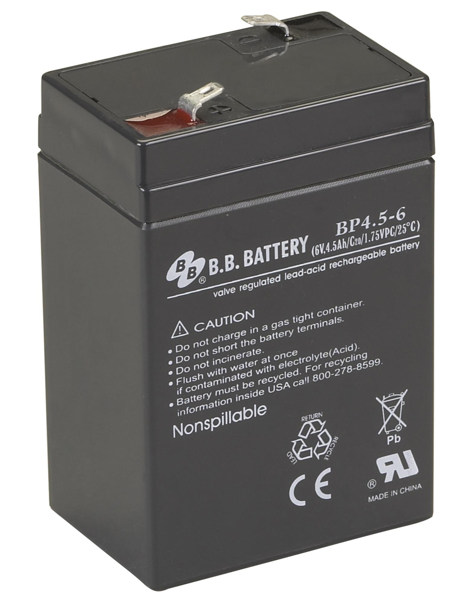 product Streamlight® 45937 Rechargeable Battery, 6 VDC Nominal, Sealed/Lead Acid Battery, For Use With LiteBox®, FireBox®, E-Flood® LiteBox®, E-Spot® LiteBox® Rechargeable Lantern