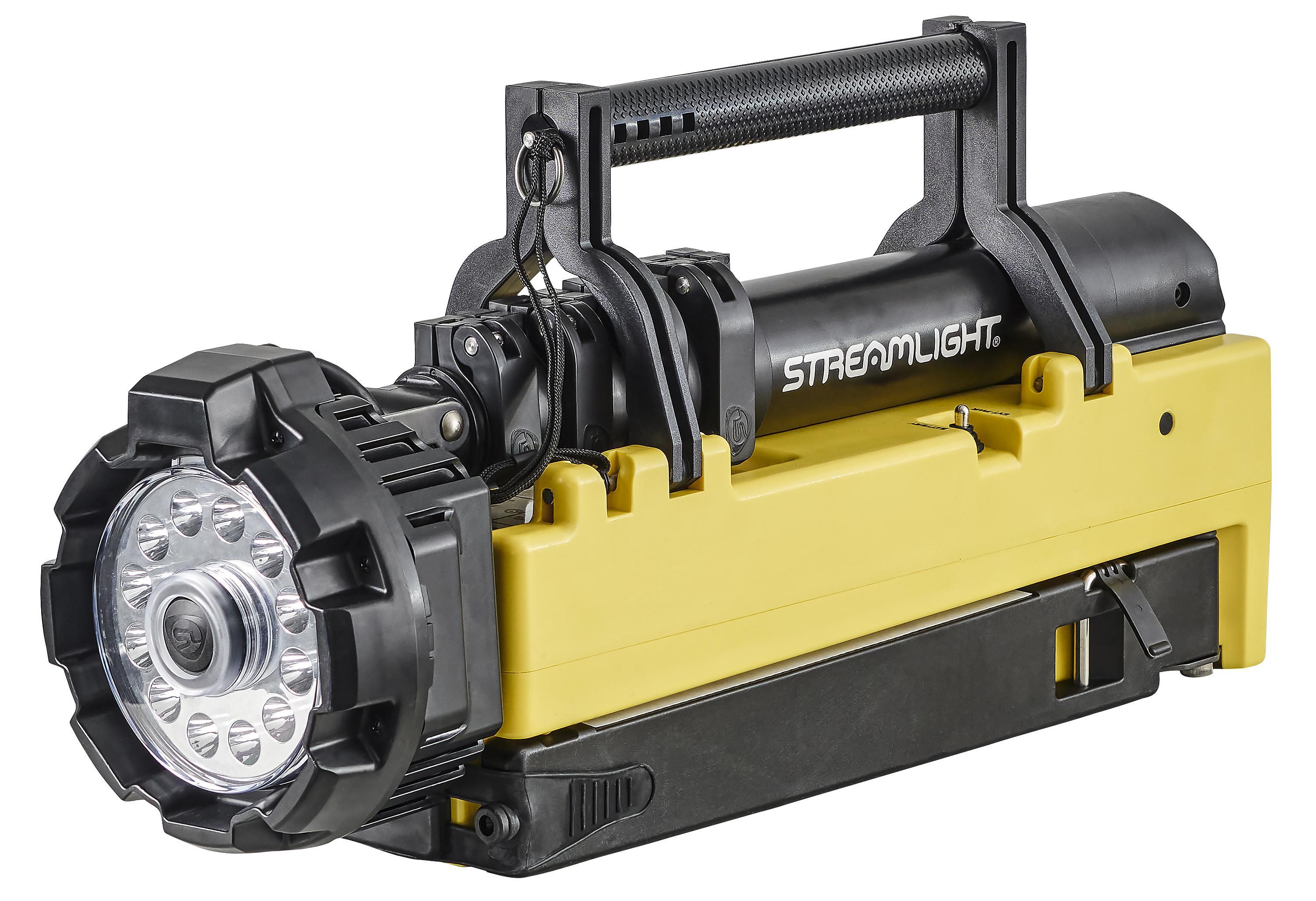 Streamlight&reg; 45670 High Lumen Portable Rechargeable Scene Light With Shoulder Strap, LED Bulb, ABS Housing, 5300 Lumens