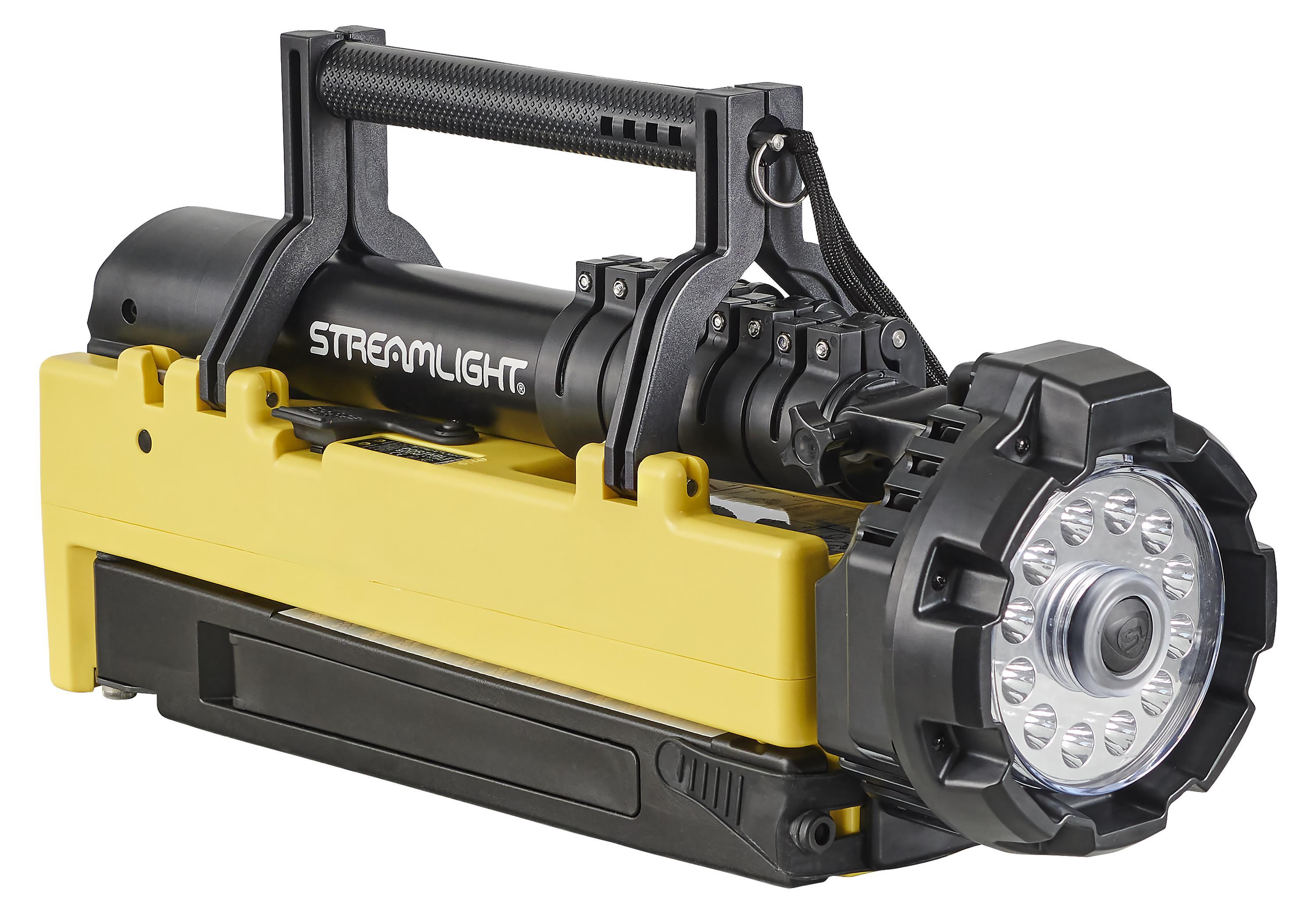 Streamlight&reg; 45670 High Lumen Portable Rechargeable Scene Light With Shoulder Strap, LED Bulb, ABS Housing, 5300 Lumens