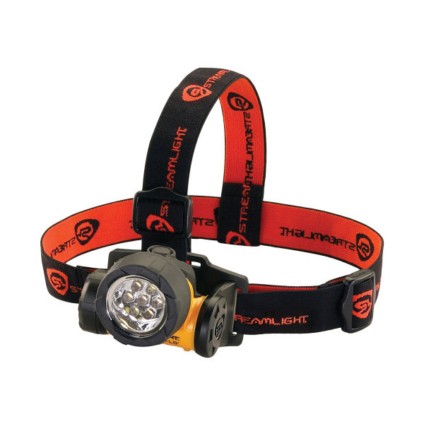 Streamlight&reg; 61024 Septor&reg; HAZ-LO&reg; Intrinsically Safe Headlamp, LED Bulb, Thermoplastic Housing, 20 to 85 Lumens, 2 Bulbs