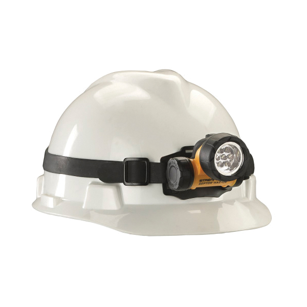 Streamlight&reg; 61024 Septor&reg; HAZ-LO&reg; Intrinsically Safe Headlamp, LED Bulb, Thermoplastic Housing, 20 to 85 Lumens, 2 Bulbs