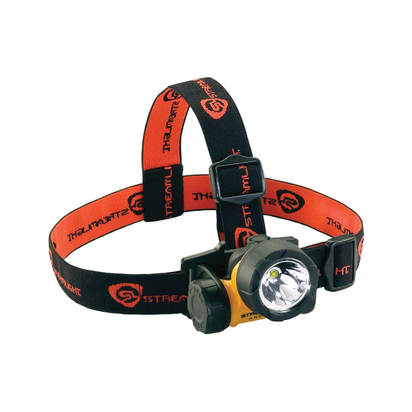 Streamlight&reg; 61026 Argo&reg; HAZ-LO&reg; Intrinsically Safe Long Range Headlamp, C4&reg; LED Bulb, Thermoplastic Housing, 20 to 90 Lumens Lumens, 2 Bulbs