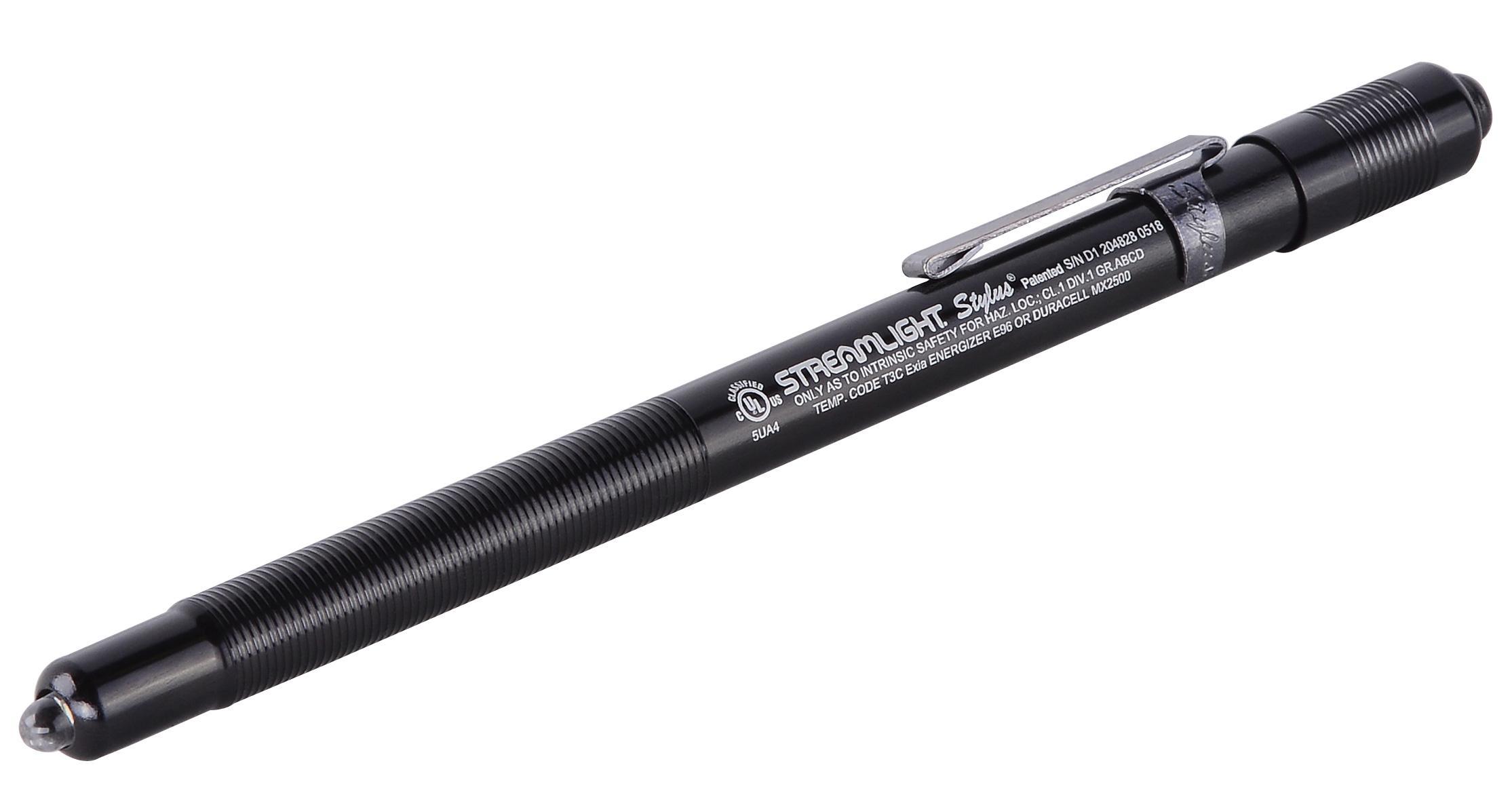 Streamlight&reg; 65058 Stylus&reg; Penlight, LED Bulb, Aluminum Housing, 11 Lumens