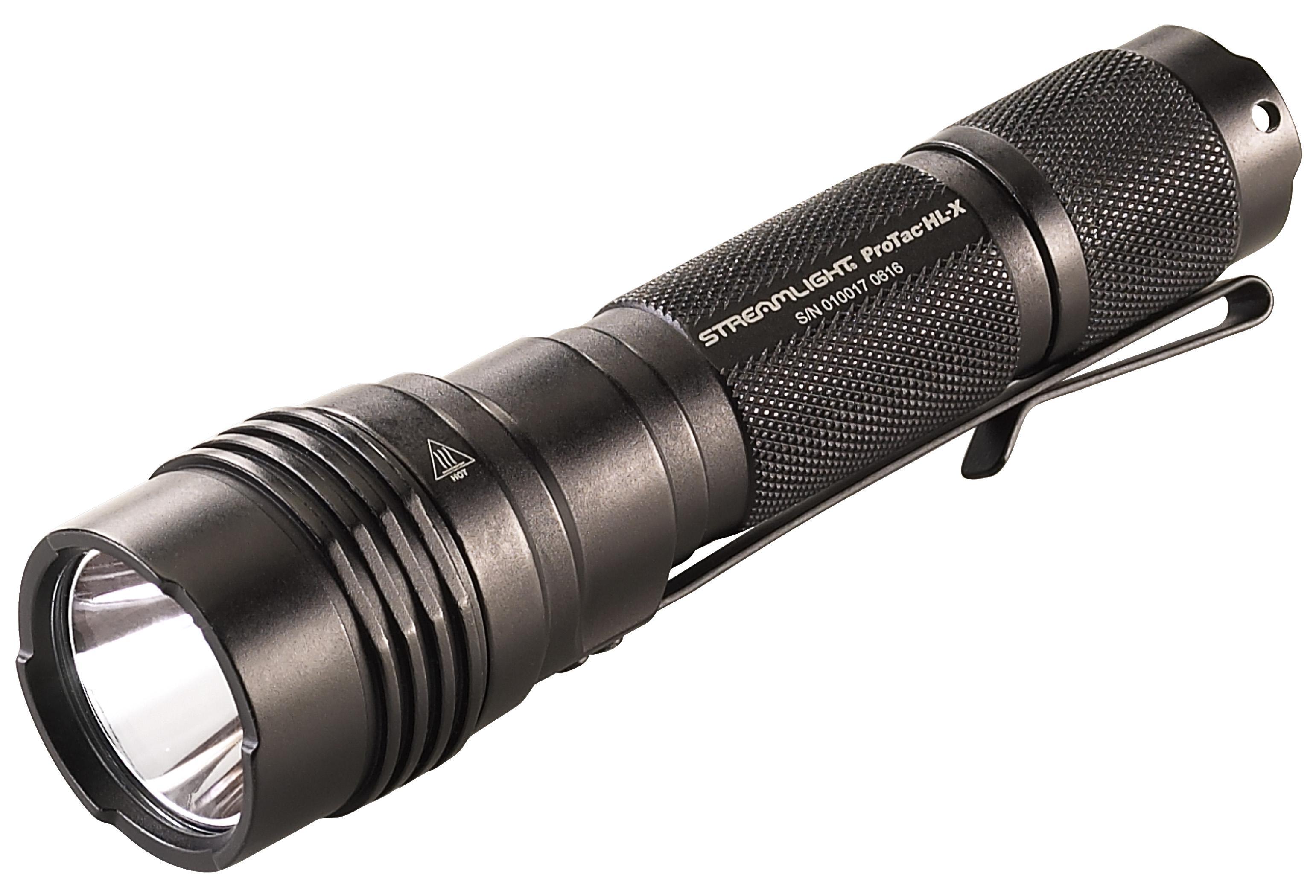 Streamlight&reg; 88065 ProTac&reg; HL&reg; X Dual Fuel High Lumen Tactical Flashlight, C4&reg; LED Bulb, Aircraft Aluminum Housing, 65 to 1000 Lumens Lumens