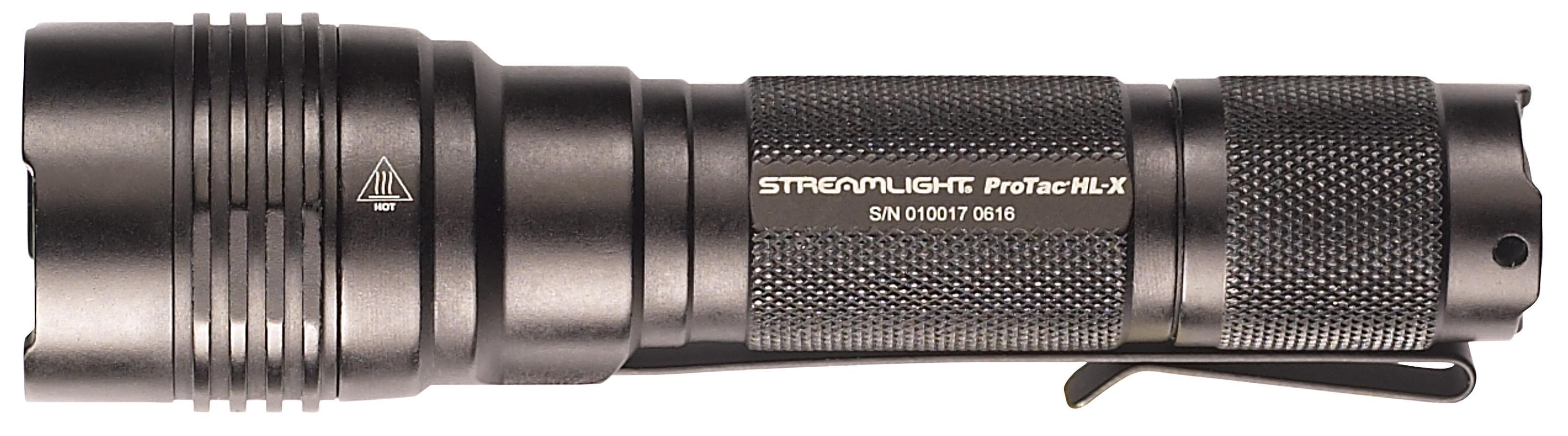 Streamlight&reg; 88065 ProTac&reg; HL&reg; X Dual Fuel High Lumen Tactical Flashlight, C4&reg; LED Bulb, Aircraft Aluminum Housing, 65 to 1000 Lumens Lumens
