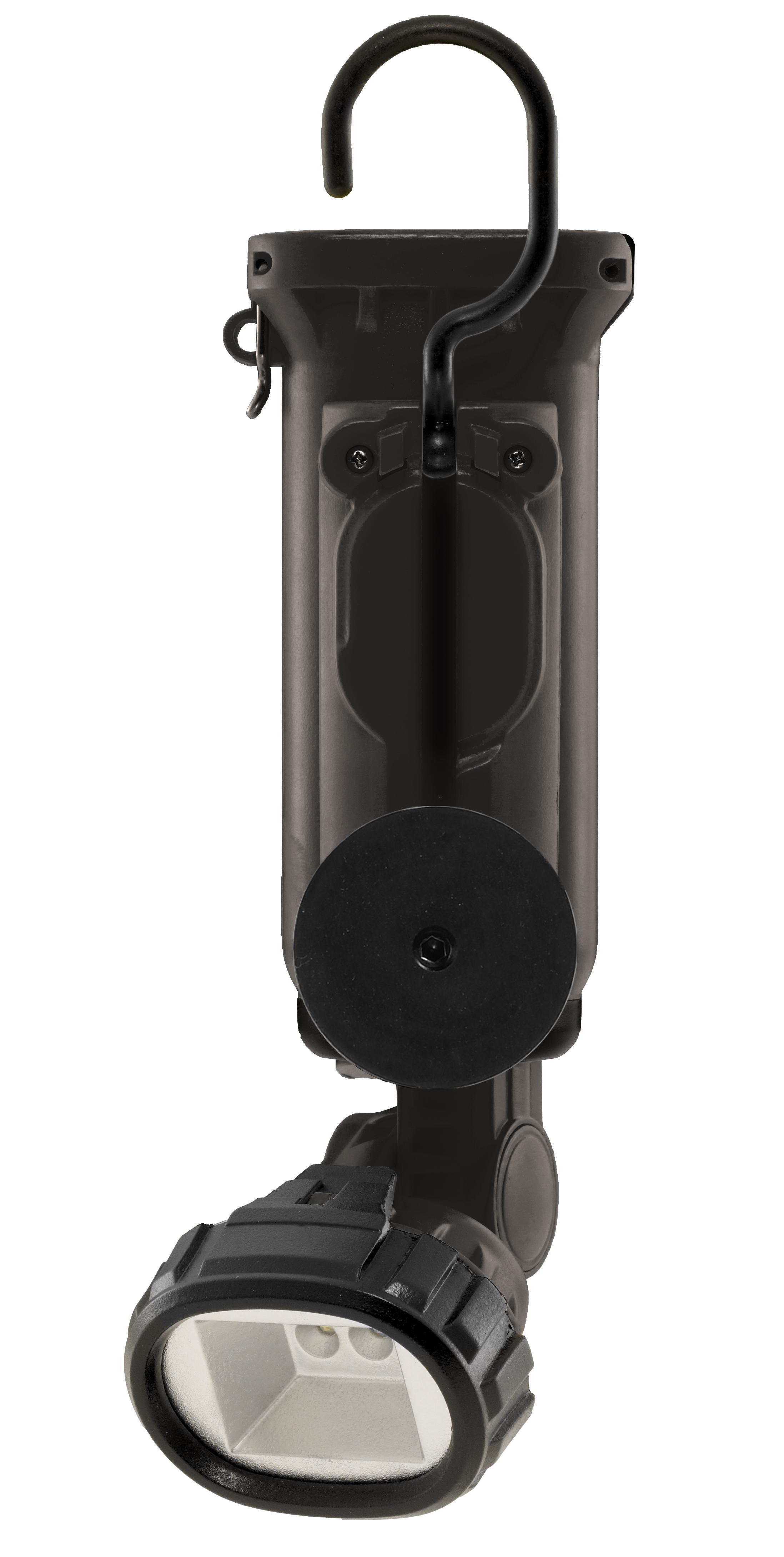 Streamlight&reg; 90601 Knucklehead&reg; Flood Articulating Head Rechargeable Work Light With Clip, C4&reg; LED Bulb, Nylon Polymer Housing, 63 to 200 Lumens, 2 Bulbs