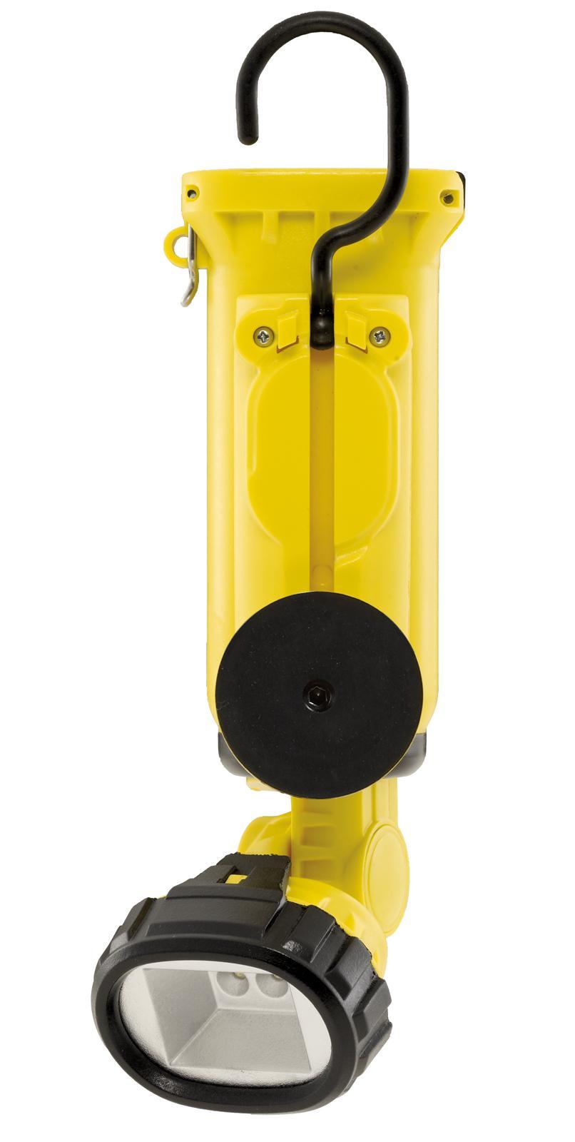 Streamlight&reg; 90626 Knucklehead&reg; Flood Articulating Head Rechargeable Work Light, C4&reg; LED Bulb, Nylon Polymer Housing, 63 to 200 Lumens, 2 Bulbs