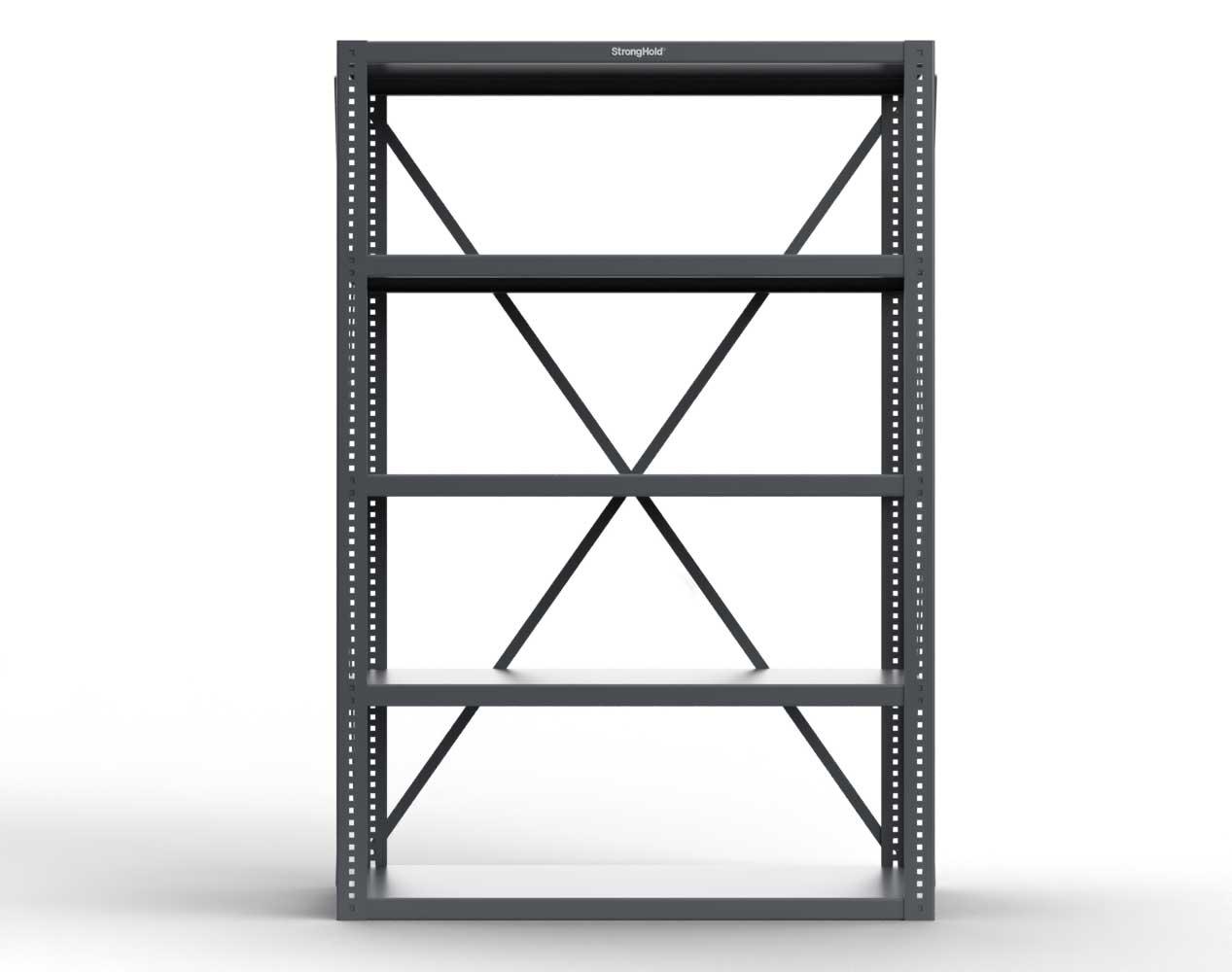 Strong Hold&reg; 2448-72 Extreme Duty Closed Shelf, 72 in H x 48 in W x 24 in D, 5 Shelves