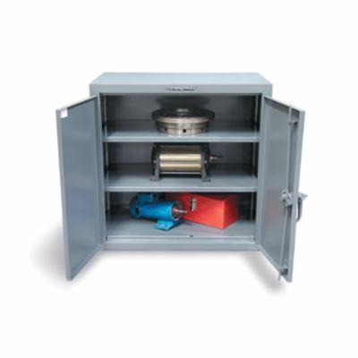 Strong Hold&reg; 1.66-2D-18-2T-L Extra Heavy Duty Locker, 75 in OAH x 18 in OAW x 18 in OAD, 2 Tiers, 2 Compartments